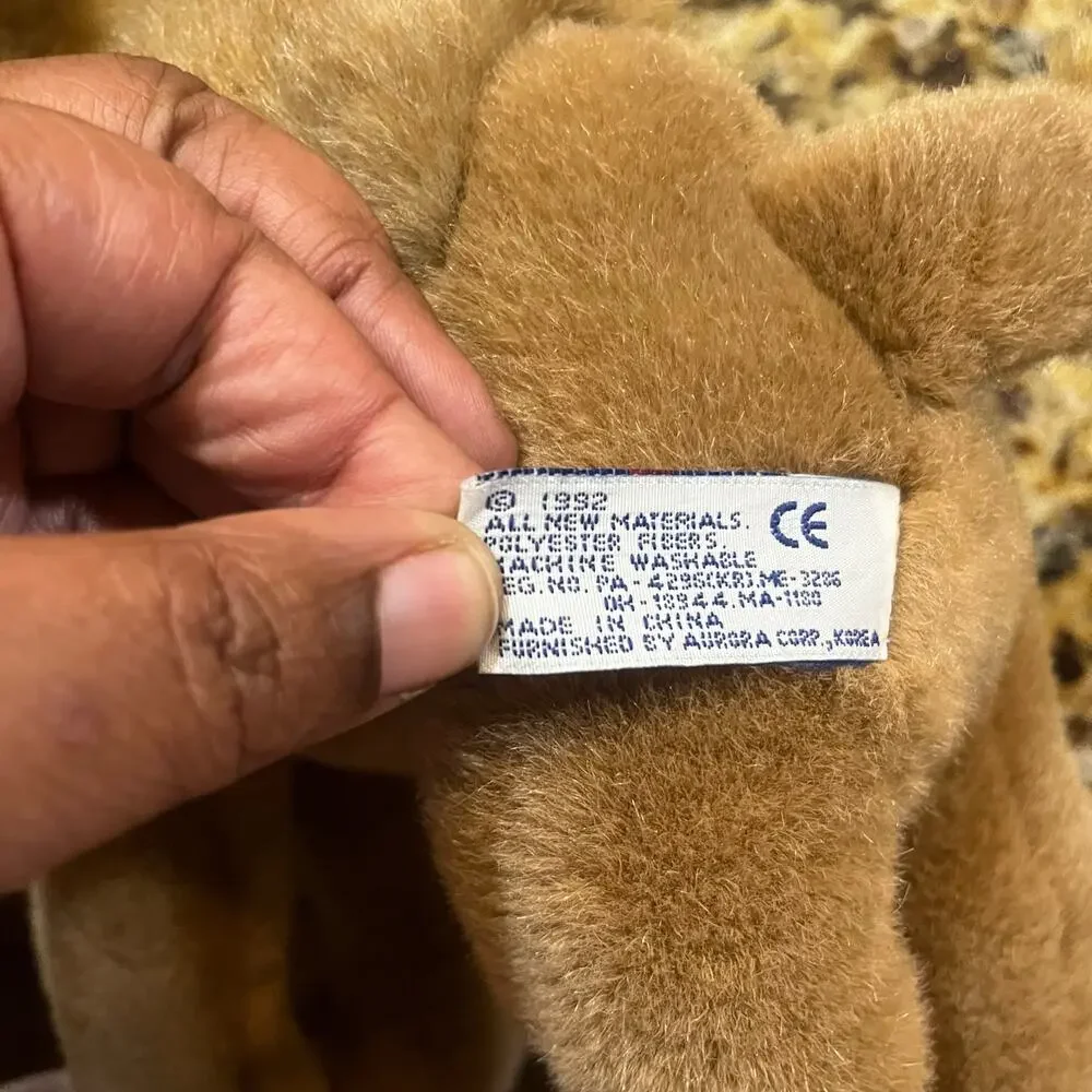 Vintage 1992 One Hump Camel Plush Brown Hump Stuffed‎ Toy Animal 12